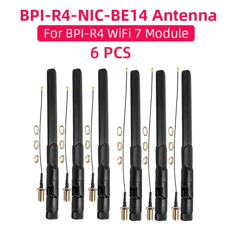 Bananapi Bpi R4 Wifi 7 - Banana Pi BPI-R4 BPI-R4-NIC-BE14 Antenne modulo