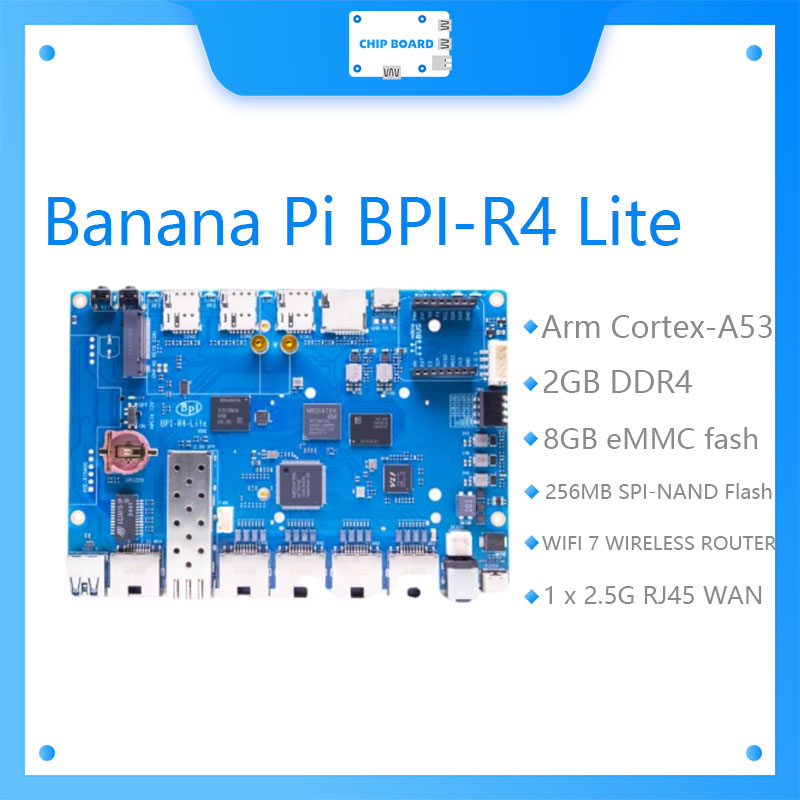 Bananapi Bpi R4 Wifi 7 - Banana Pi BPI-R4 Lite con SoC