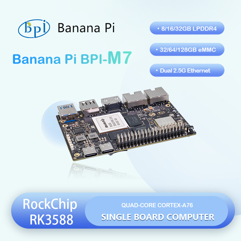 Banana Pi Bpi-m7 Rockchip Rk35 - Banana Pi Bpi M7 Rk3588 recensione e prezzo