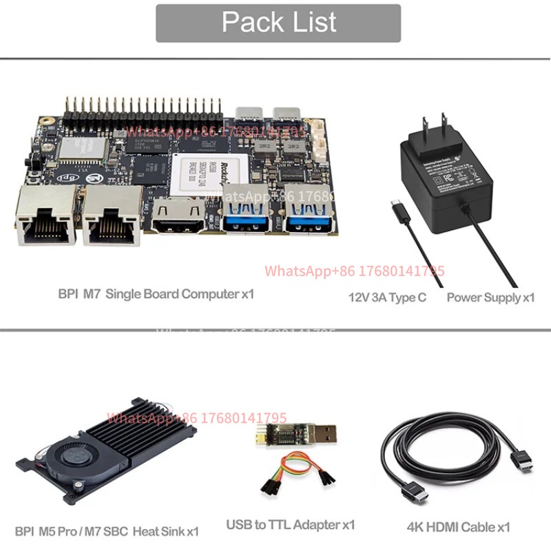 Computer a scheda singola RK35 - Banana Pi Bpi M7 Rk3588 recensione e prezzo