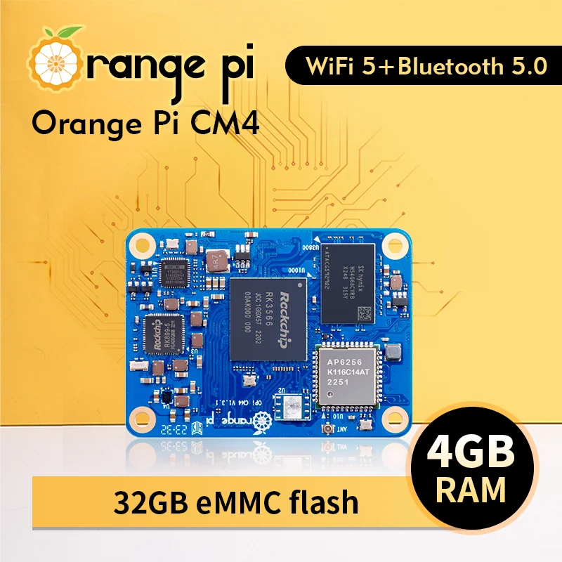 Orange Pi CM4 4GB RAM 32GB EMM - Compute Module 4 32Gb Wifi recensione e prezzo
